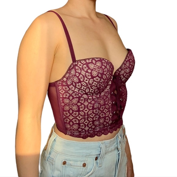 VICTORIA SECRET CORSET BRA SIZE 32C - Picture 2 of 9
